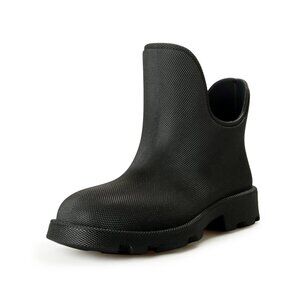 Burberry Men's "Marsh Low" Black Rubber Rain Boots Shoes US 8 EUR 41